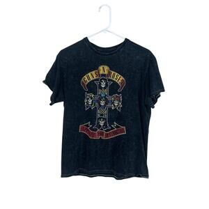 Bravado Guns N Roses Black Band Tee size L